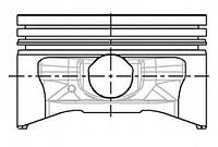 NURAL 8742940000 Поршень FORD 83.01 1,8 16V CSDA (пр-во NURAL) NURAL 8742940000 FORD C-MAX (DM2), FORD C-MAX