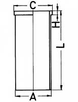 Гильза поршневая VECO 94.40 2.8TDI 8140.23/8 (пр-во KS) KOLBENSCHMIDT 89502190 CITROËN JUMPER фургон (230L),