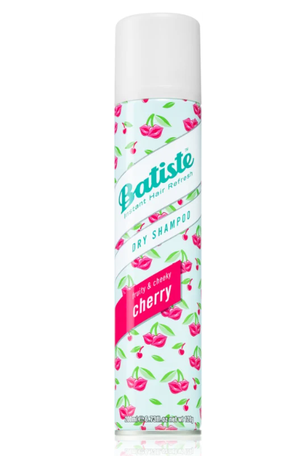 Сухий шампунь для об'єму та блиску Batiste Dry Shampoo Fruity & Cheeky Cherry (200 мл)