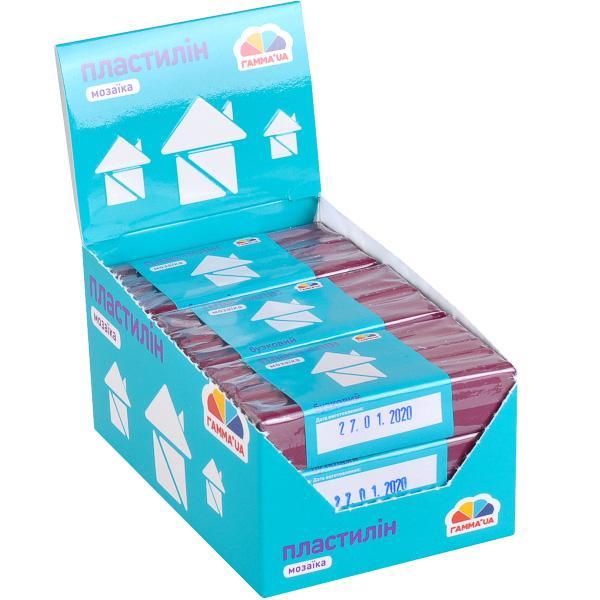 Пластилін "Мозаїка" Бузковий 50г "Гамма", фото 1