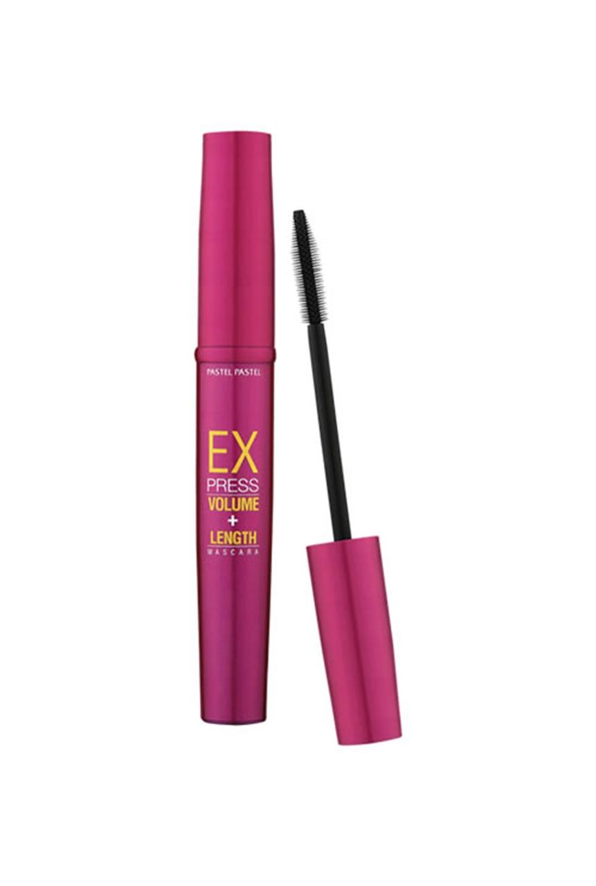Туш для супер об'єму та подовження вій Pastel EXPRESS VOLUME + LENGTH Mascara 10 мл