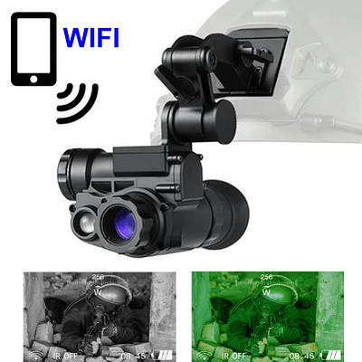 Монокуляр нічного бачення ПНБ з wifi, 6Х зумом та кріпленням на шолом Nectronix NVG10