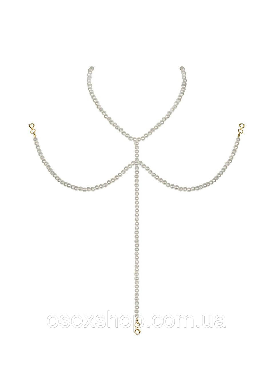 (SALE) Намисто під перли на декольте Obsessive A757 necklace pearl