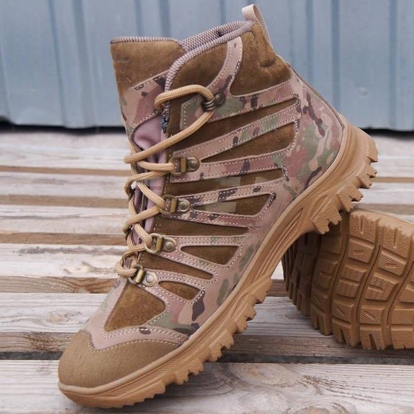 Черевики тактичні 21-10°С Gore-tex демісезонні койот /мультикам, фото 1