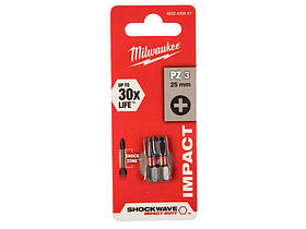 Біта "Milwaukee" PZ3x25мм (2шт)