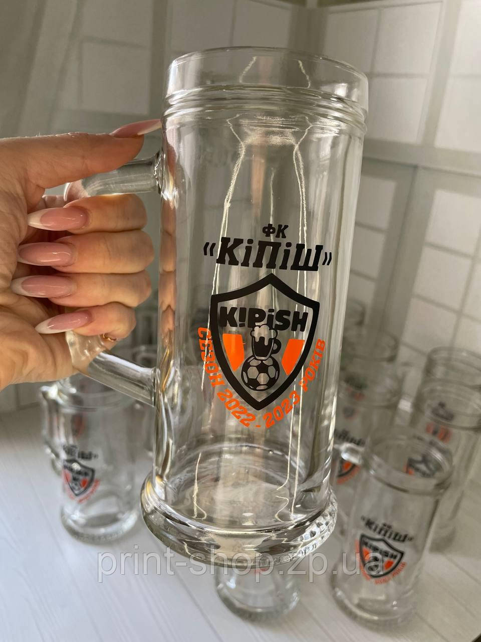 Великий пивний келих із логотипом 0,5 мл