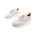 Кросівки жіночі Aquamarin капучіно натуральна шкіра, 41, фото 5