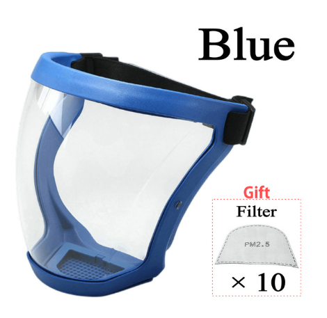 Щиток захисний для обличчя blue