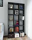 Вертикальний стелаж високий стелаж для декору будинку чи офісу Книжкова полиця роздільник для підлоги з ДСП, фото 5
