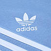 Світшот чоловічий блакитний ADIDAS з білим лампасом GLB L (Р) 21-101-002 S, фото 3