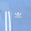 Світшот чоловічий блакитний ADIDAS з білим лампасом GLB L (Р) 21-101-002 S, фото 4