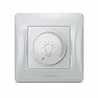 Димер Videx Binera срібний шовк 200Вт VF-BNDML200-SS, фото 2