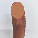 Фалоїмітатор із підігрівом і висуванням на пульті, Вібратор фаллос з обертанням на присоску 21 см, Інтимні голки, фото 3