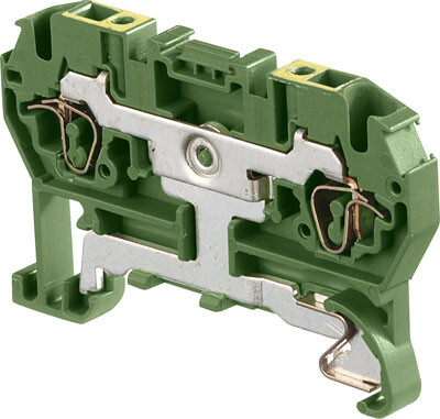 Клема пружинна ABB D1, 5/4.P.2L 1.5мм2 Земля (1SNA290379R2200)