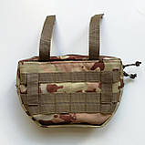 Напашник абдомінальний підсумок тактичний DEFEND multicam мультикам сумка під жилет на пояс з MOLLE T, фото 4