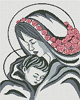 Алмазна мозаїка "Мадонна з немовлям" 40*50 см
