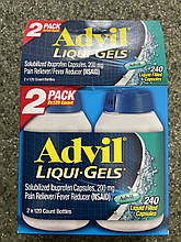 Адвіл Advil Liqui-Gels 240 gels