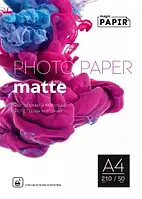 Фотобумага PAPIR A4 Матовая 210 грамм /м² (50листов)