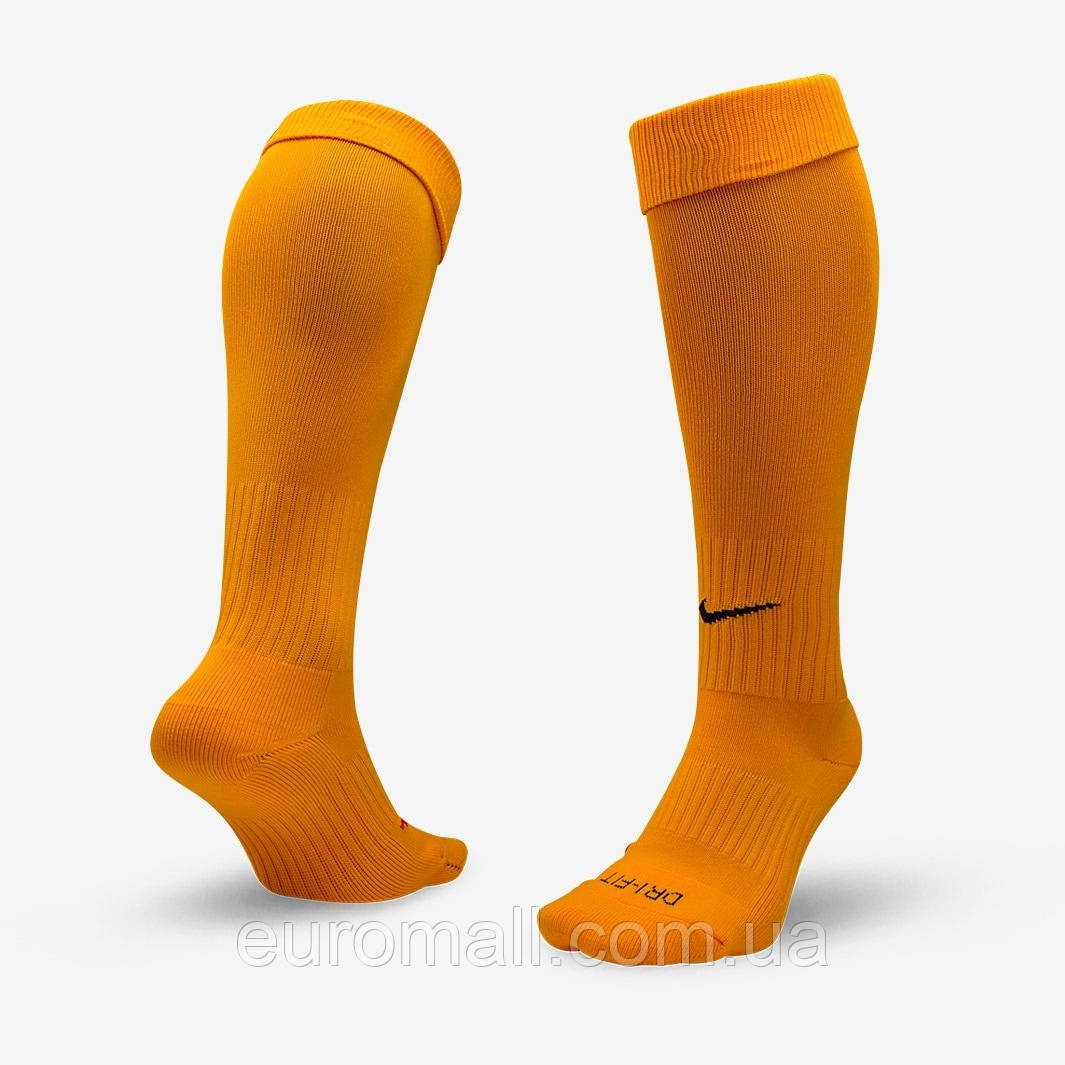 Футбольні гетри Nike DRI-FIT Classic II Cush Over The Calf Team (жовтий/чорна емблема) SX5728-739 Розмір EU: