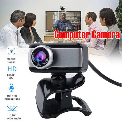 HD Веб-камера USB 2.0 5MP з вбудованим мікрофоном, фото 1