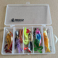 Набір приманок (воблерів) для спінінга (силікон + позначал) 30 шт. ax-1246