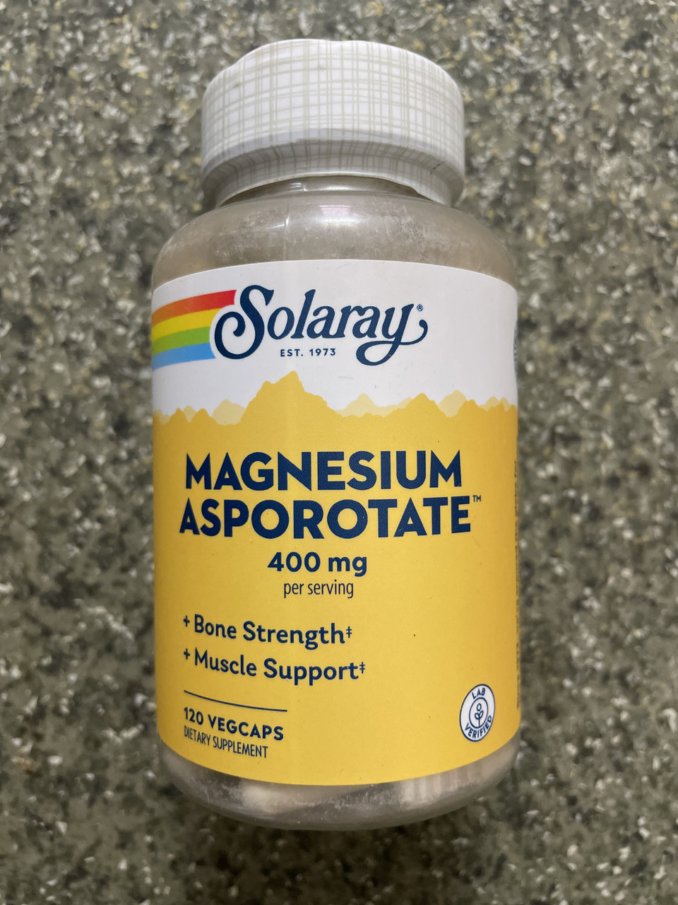 Магний Solaray Magnesium Asporotate 120 vegcaps