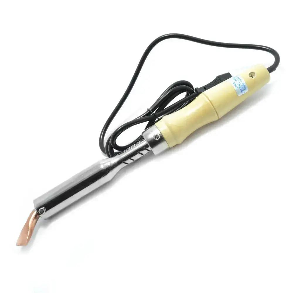 Паяльник HandsKit 100W кутове мідне жало, дерев'яна ручка, велике жало 10 мм