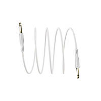 AUX кабель Borofone BL1 Jack 3.5 to Jack 3.5 1m белый