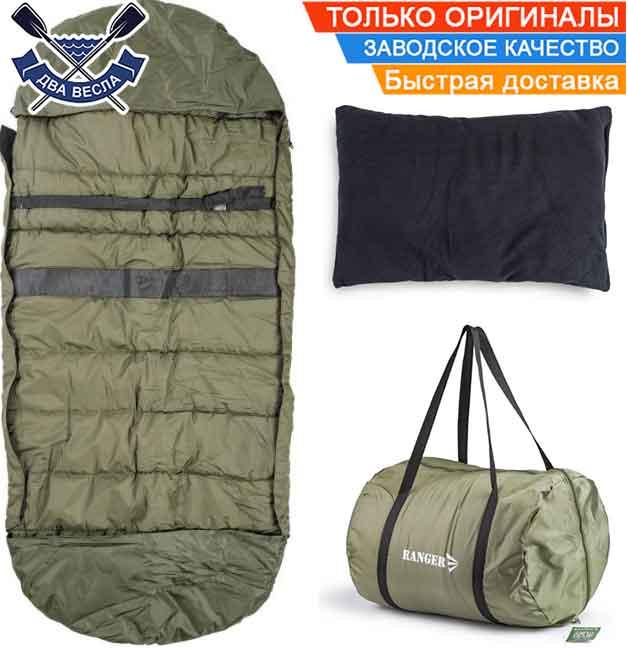 Спальний мішок ковдра -15C спальник кокон-ковдра Ranger 5 season Green спальні мішки ковдри спальники зимовий спальний мішок