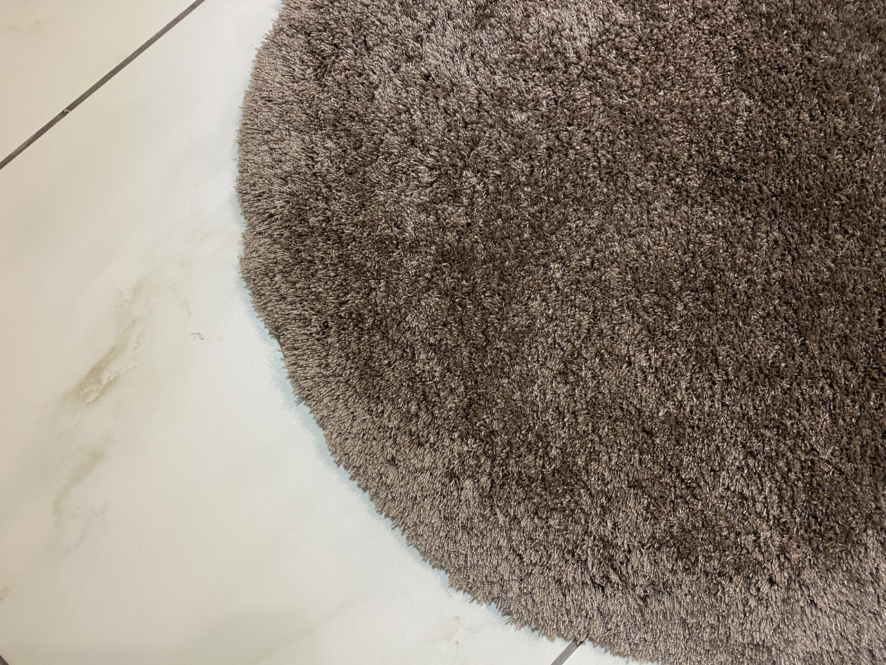 60х110 см Килимок Shaggy microfiber коричневий