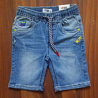 Детские джинсовые шорты для мальчика F-26- mini!! Венгрия. 4-10 лет.