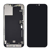 Дисплей для Apple iPhone 12 Pro Max с чёрным тачскрином GX-AMOLED