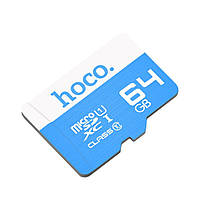 Карта памяти Hoco TF MicroSDXC 64GB high speed синяя