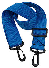 Яскравий ремінь через плече для дорожньої або спортивної сумки Portfolio блакитний