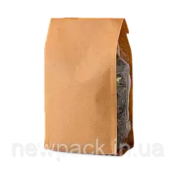 Пакети Стабіло крафт 100х240 прозорі фальці