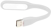 Гибкая лампа ЮСБ LED USB подсветка для Ноутбука Optima Flexible Белая