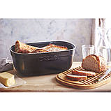 Хлібниця з дошкою-кришкою Emile Henry 35,5 x 24,5 x 15,8 см, фото 4