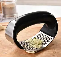 Прес для часнику Garlic Press, очисниця ручна тертка з неіржавкої сталі