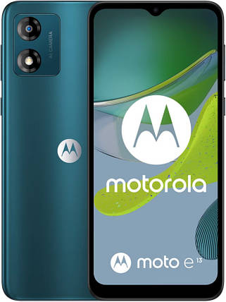 Motorola E13 (XT2345-3) 2/64Gb Aurora Green Гарантія 1 рік, фото 1