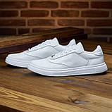 Кеди Чоловічі Шкіряні Білі, фото 6