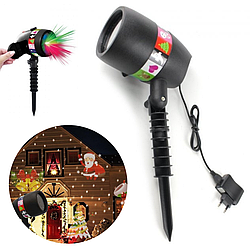 Садовий ударостійкий проектор STAR Shower SLIDE № 87 / Новорічний водонепронекний проектор