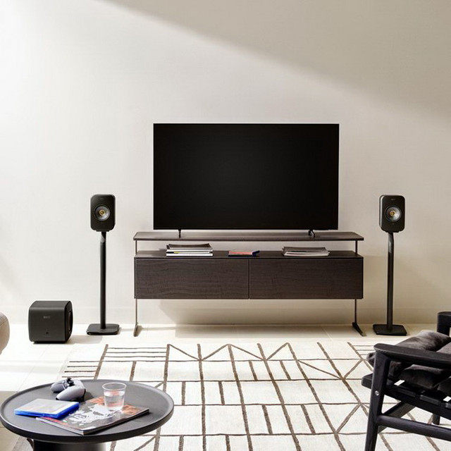 KEF LSX II Generation Carbon Black