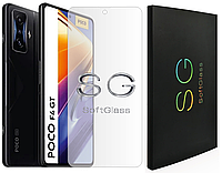 Мягкое стекло Poco F4 GT на Экран полиуретановое SoftGlass