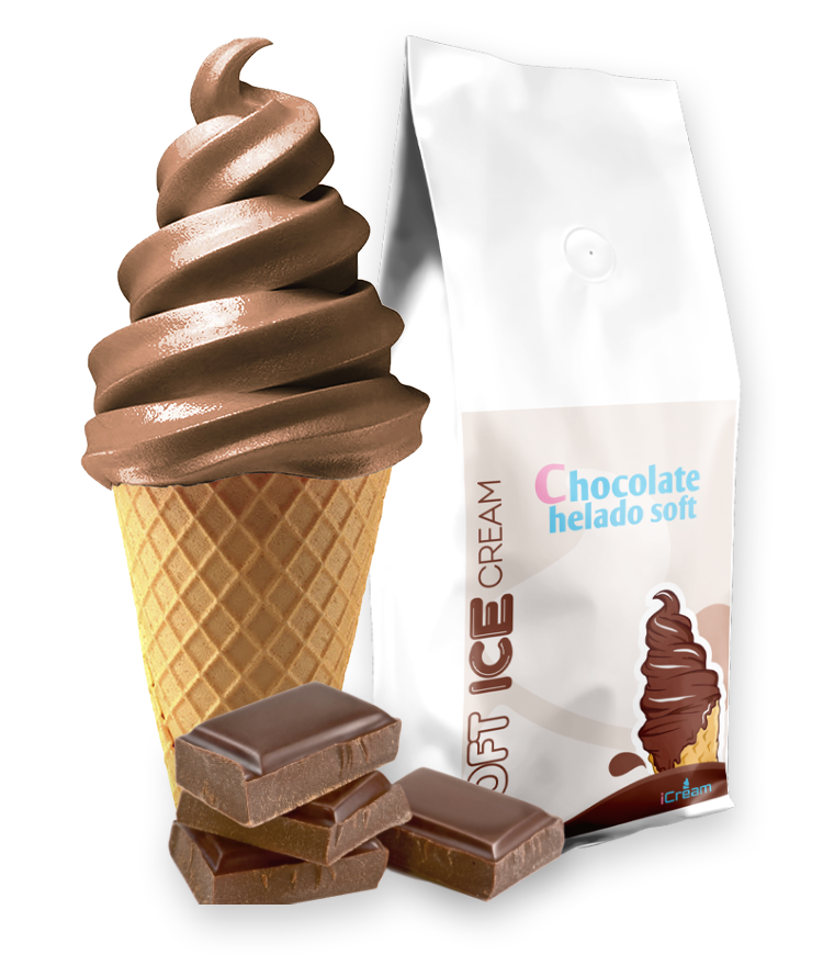 Суміш для молочного морозива Soft "Шоколад", 1 кг