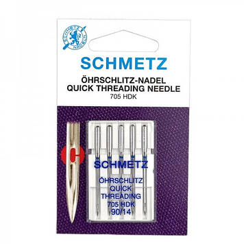 Набір голок Schmetz 705 HDK легковдягаємі №90