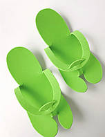 Одноразові тапочки-в'єтнамки 12 пар, зелені