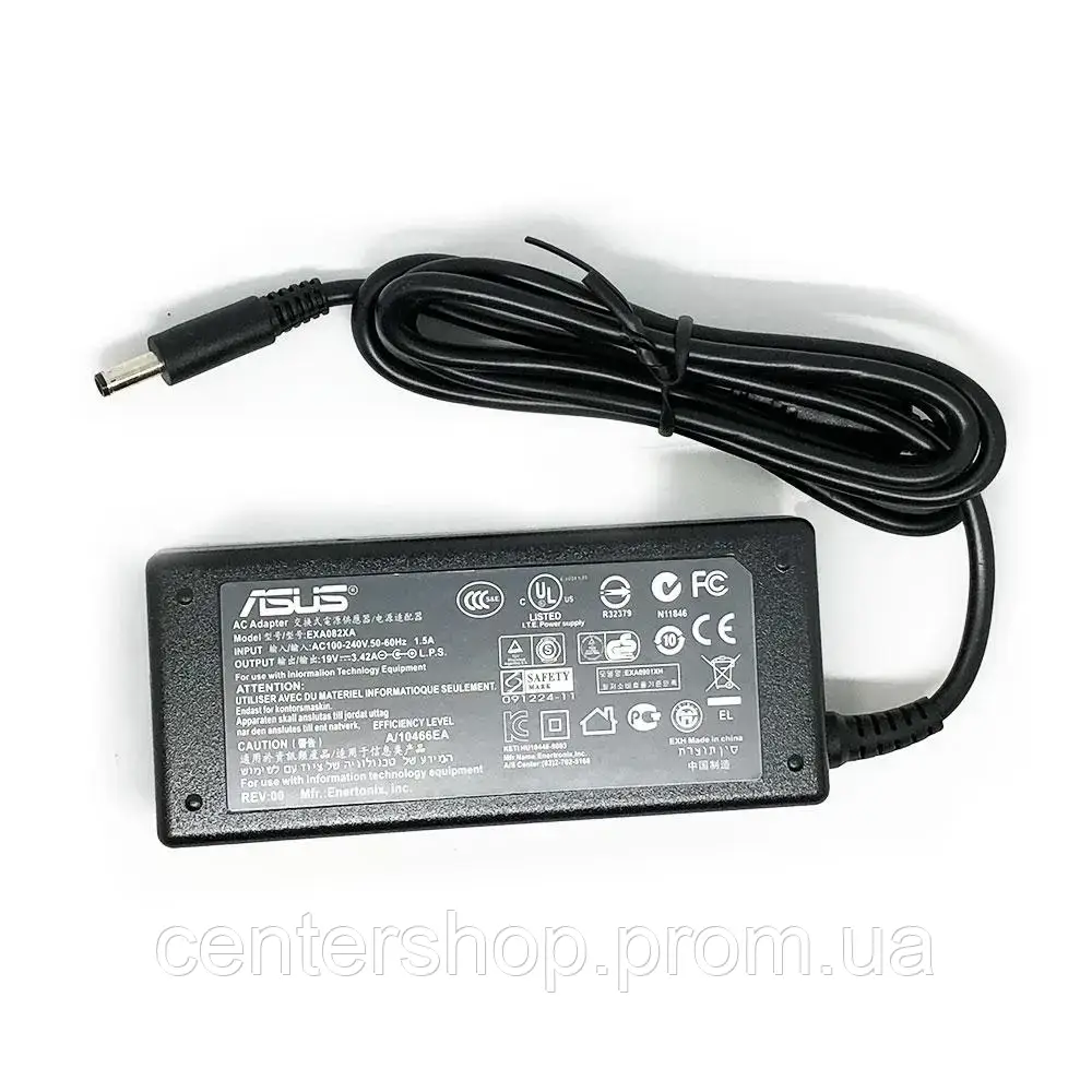 Блок питания asus 19v 3 42a 65w 5 5 2 5, Блок питания для ноутбука - фото 9 - id-p1810189468