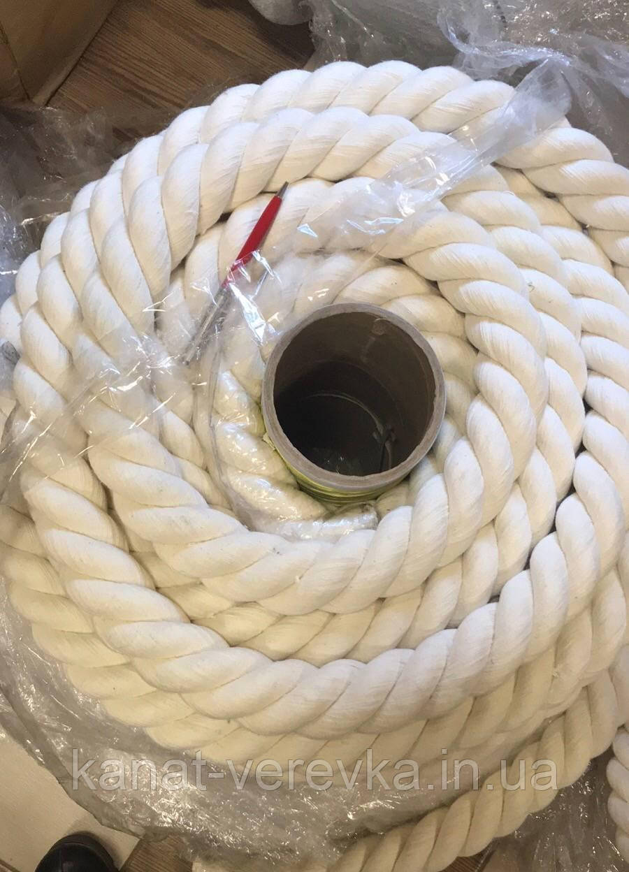 45 мм - 30 м. Канат бавовняний (х.б), фото 1