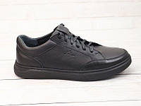 Туфли мужские черные кожаные Faber 120702/1