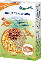 Каша безмолочная Fleur Alpine Organic Три злака, Для детей от 6 месяцев, 175 г